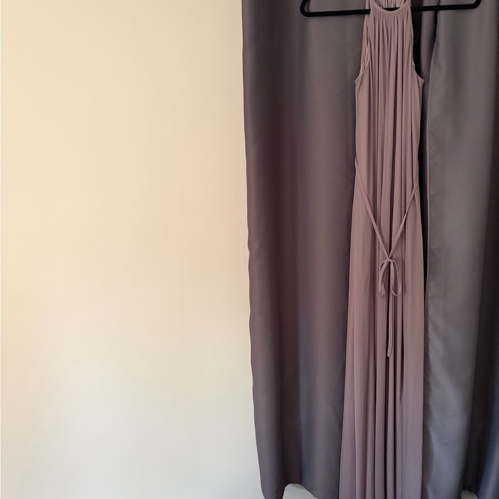 David's Bridal Lavender Maxi Dress
